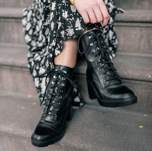 Marc Fisher Lanie Combat boots
